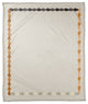Knit Earthy Boarder 50x60 Coral Fleece Blanket