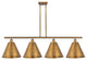 Ballston Cone Island Light, Brushed Brass, Brushed Brass