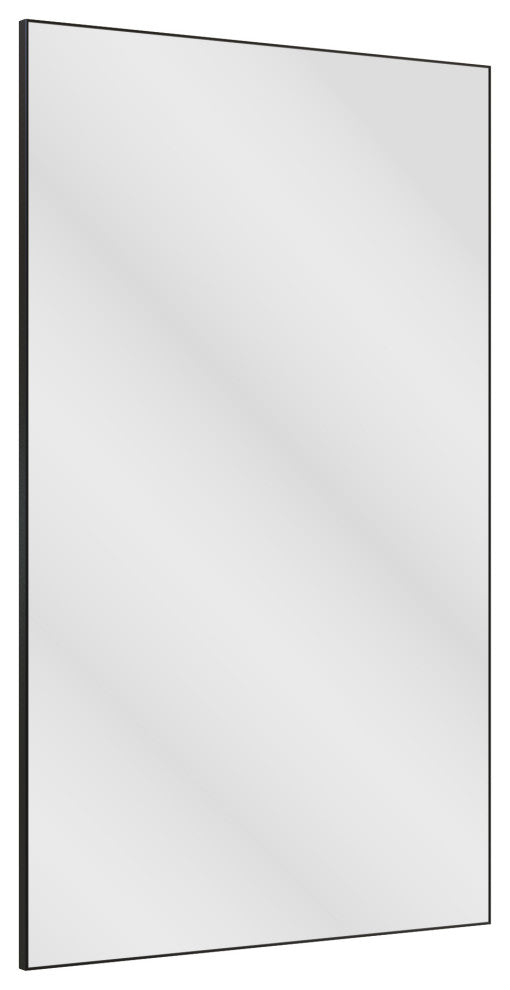 60" x 36" Rectangular Framed Wall Mount Bathroom Vanity Mirror