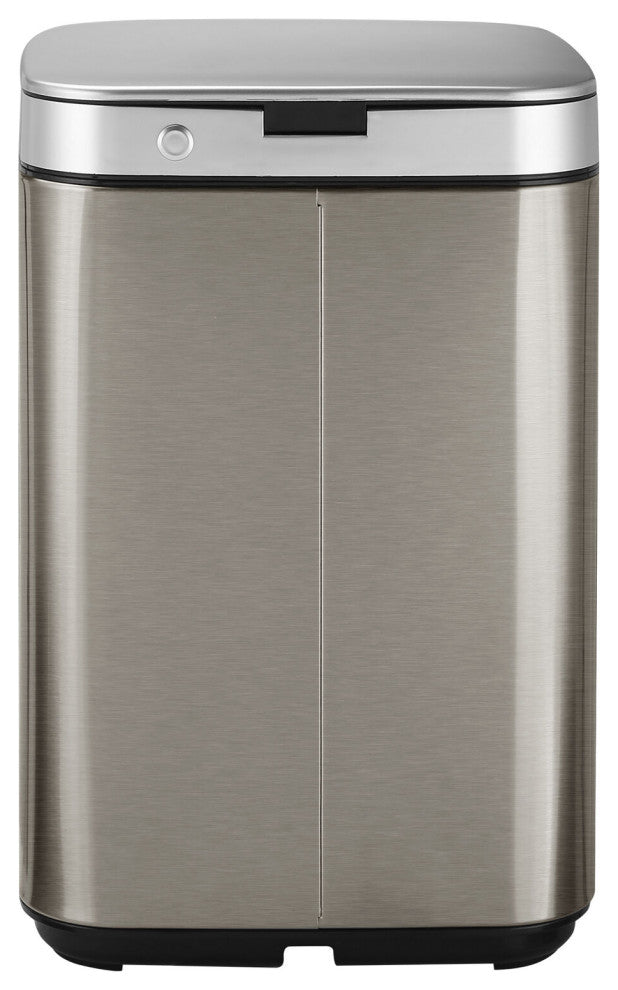 10-Liter / 2.6-Gallon Trash Can With Sensor Lid, Stainless Steel