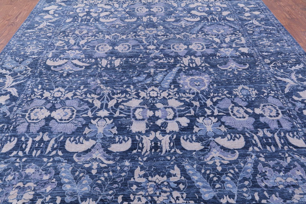 Modern Hand-Knotted Wool Rug 10' 0" X 14' 0" Q11896