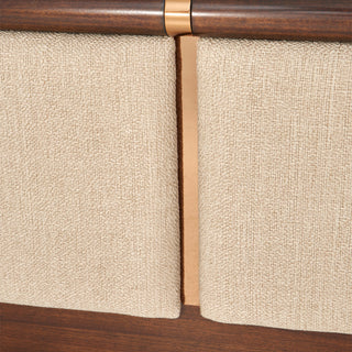 Mason Park King Lift Up Storage Bed, Beige/Umber