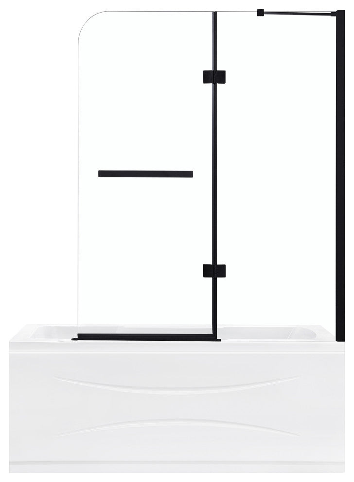 Ove Decors Annie 48" Tempered Shower Panels, Satin Nickel