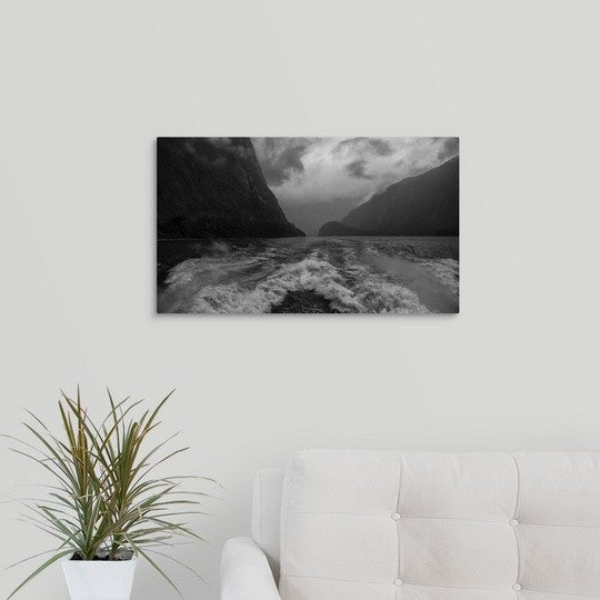 "Doubtful Sound IV" Wrapped Canvas Art Print, 24"x14"x1.5"