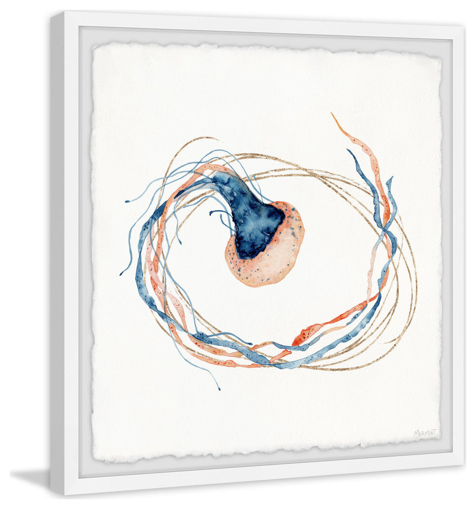 "Float On" Framed Painting Print, 24x24