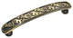 Utopia Alley Roma Antique Brass Cabinet Pull, 3.8" Center to Center, 25 Pack