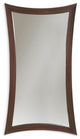 Hour Glass Floor Mirror - Merlot
