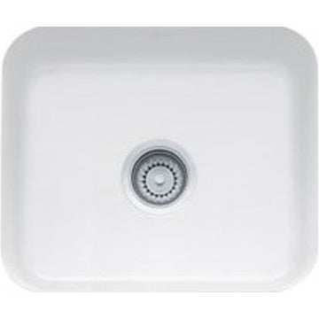 Franke CCK110-19 Cisterna 21-7/16" Single Basin Undermount - White