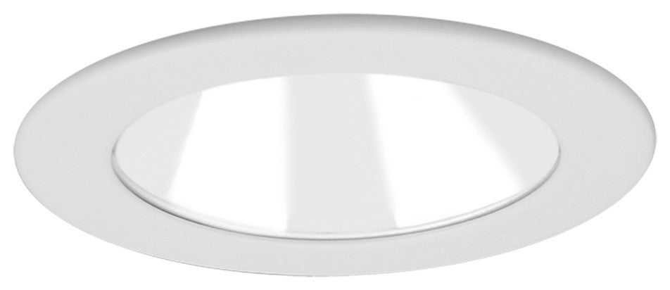 Trim With Adjustable Open Reflector, White Baffle, White Trim