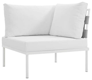 Harmony 8-Piece Outdoor Patio Aluminum Sectional Sofa Set