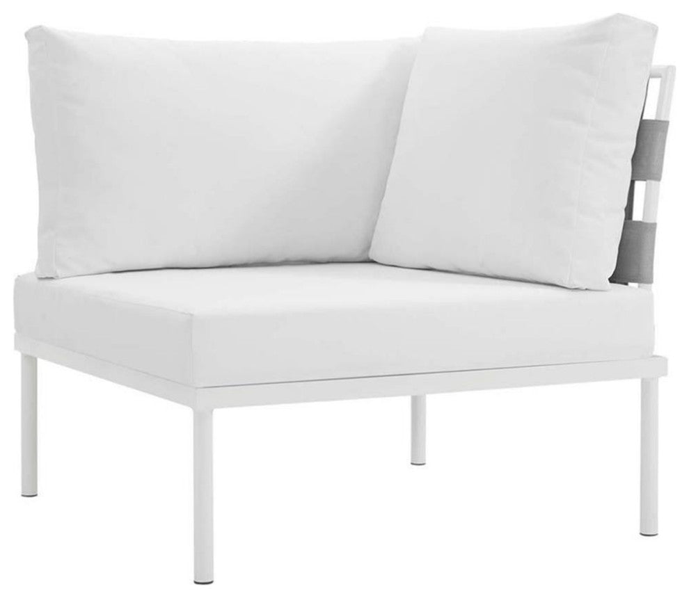 Harmony 8-Piece Outdoor Patio Aluminum Sectional Sofa Set