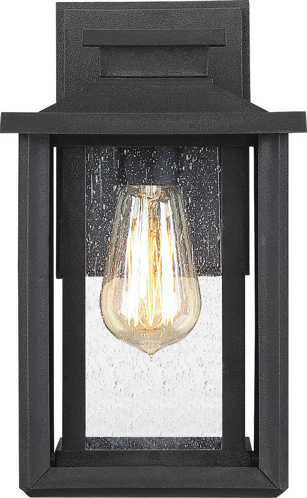Quoizel WKF8407EK One Light Outdoor Wall Lantern Wakefield Earth Black