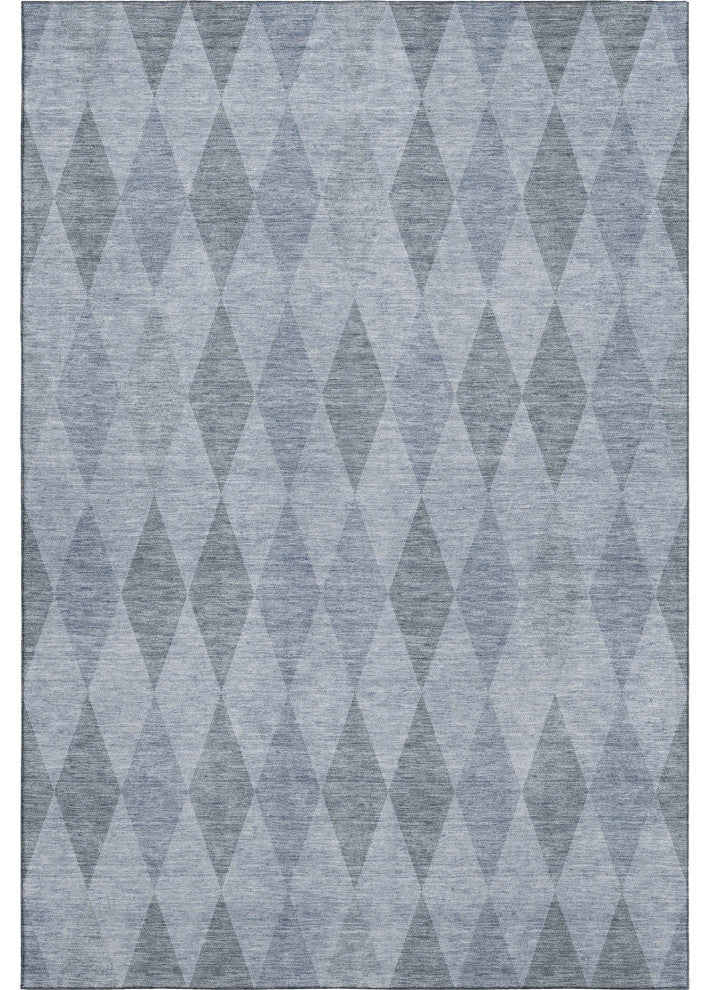 Premium Machine Washable Mayfield AMF561 Denim 8' x 10' Rug