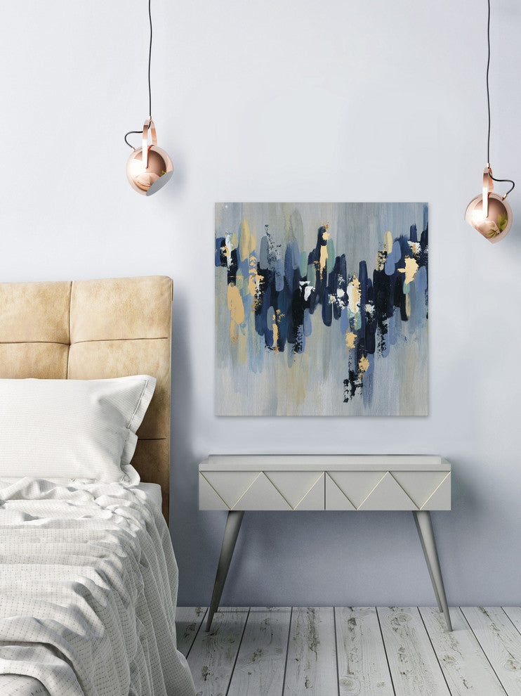 "Light in Chaos" Painting Print, Wrapped Canvas, 48"x48"