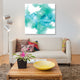 "Ascending In Aqua" by Daniela Hudson, Canvas Print, 26"x26"