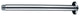 Dawn 13" Shower Arm and Flange, Chrome