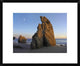 Crescent Moon Over El Matador Beach, Malibu, California, 22"x18"