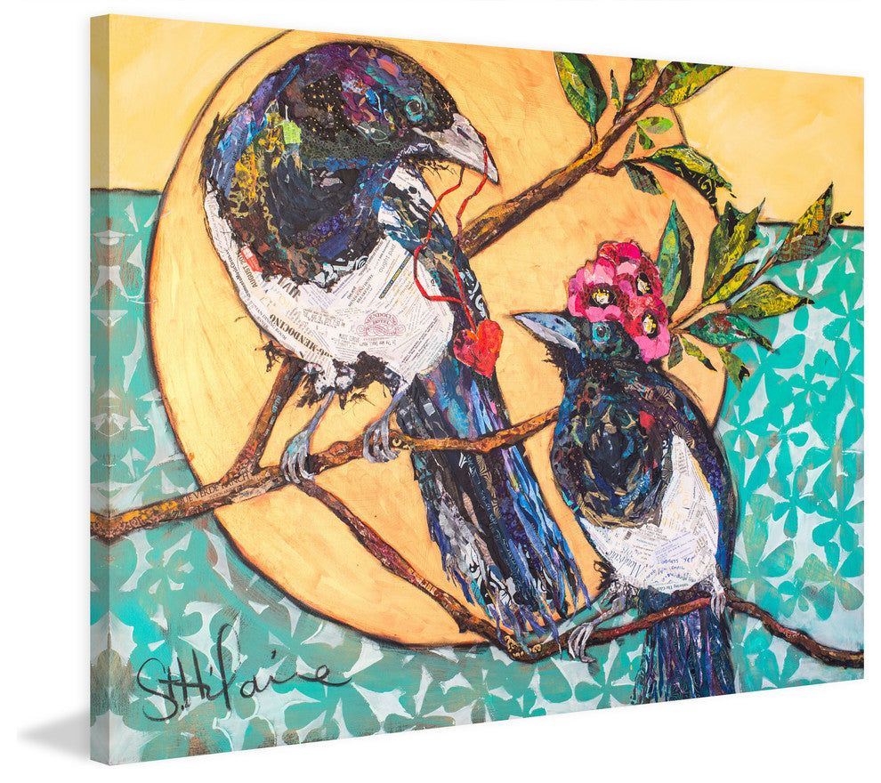 "Inseparable" Painting Print on Wrapped Canvas, 52x40