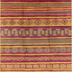 Ahgly Company Indoor Square Mid-Century Modern Area Rugs, 5' Square