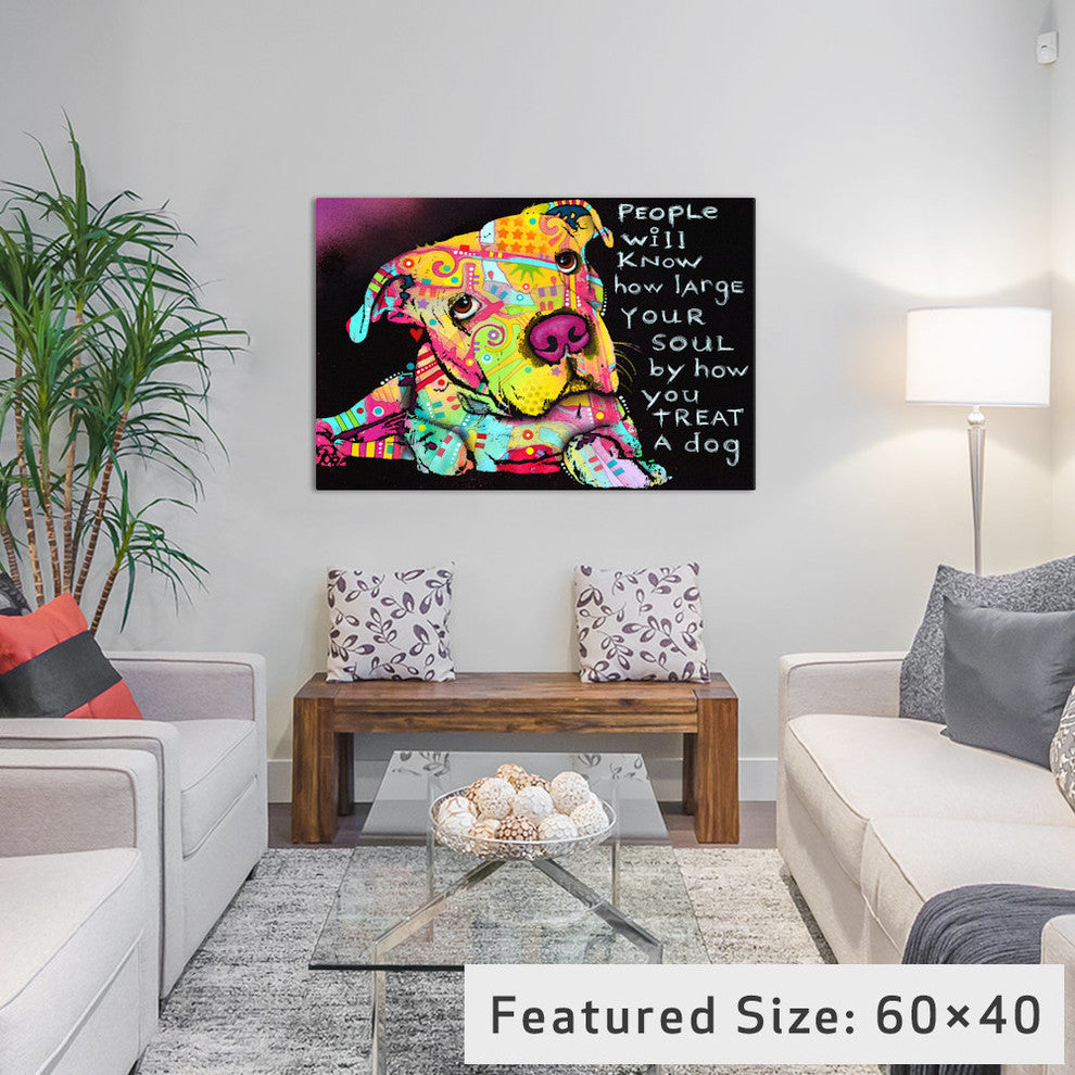 "Firu" Wrapped Canvas Art Print, 18x12x1.5