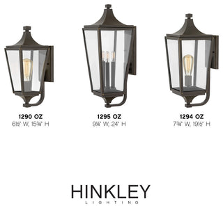 Hinkley Jaymes Medium Wall Mount Lantern, Oil Rubbed Bronze