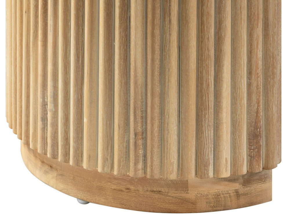 Modrest Jacobson Modern Natural Acacia Console Table