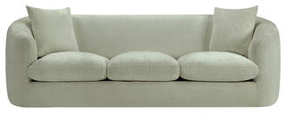 Penelope Upholstered Sofa, Mint, Chenille Fabric