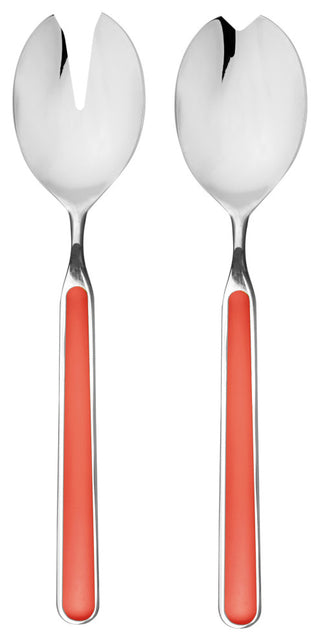 Fantasia Salad Serving Set 2-Piece Set, New Coral
