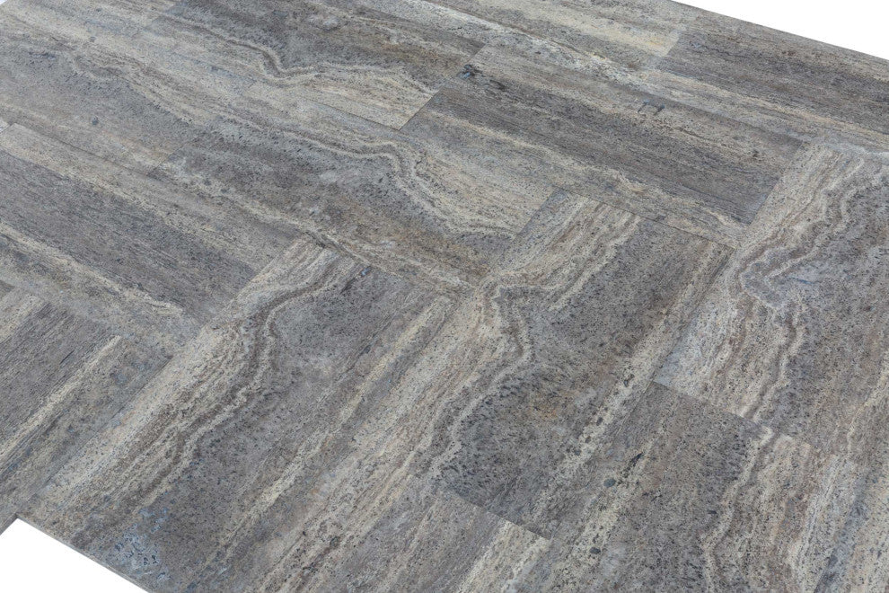 Classic Travertine Tiles - Tumbled - 4"x4"x3/8", 5 Sqft Boxed