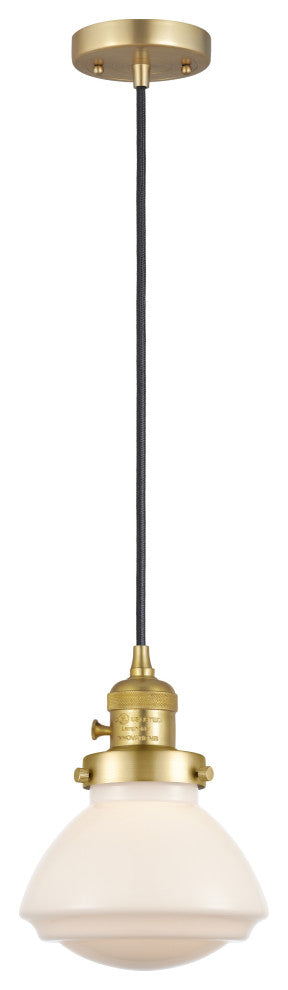 INNOVATIONS 201CSW-SG-G321-LED 1-Light Mini Pendant Satin Gold