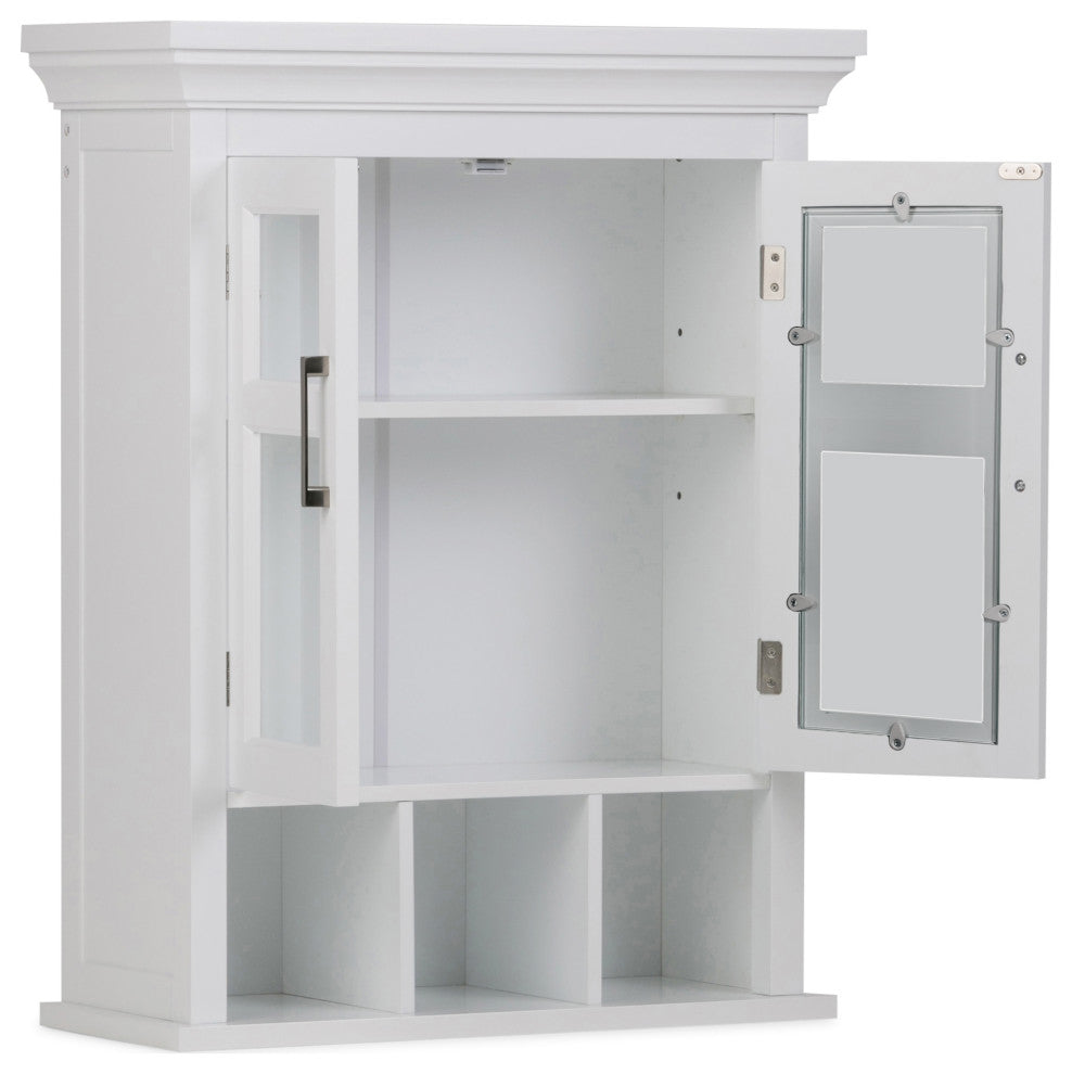 Avington Two Door Wall Cabinet With Cubbies