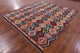 8' 6" X 9' 10" Wool On Wool Flat Weave Kilim Reversible Rug Q9457