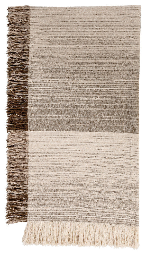 Beryl Cotton Fabric Blanket, Queen