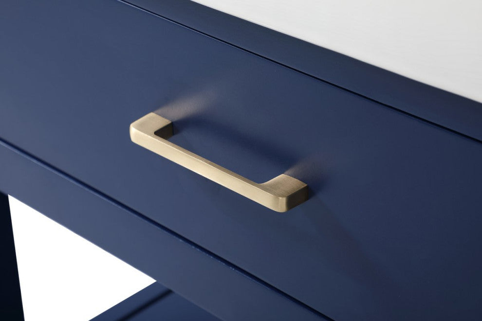 Home Living 22" Farmhouse Blue-Light Bathroom Vanity