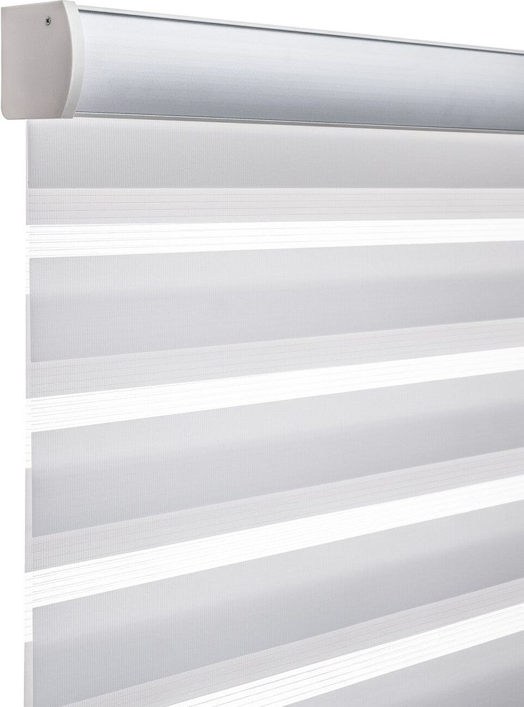 Sheer Zebra Shade, White, 36x108