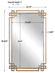 Uttermost Devoll Antique Gold Mirror