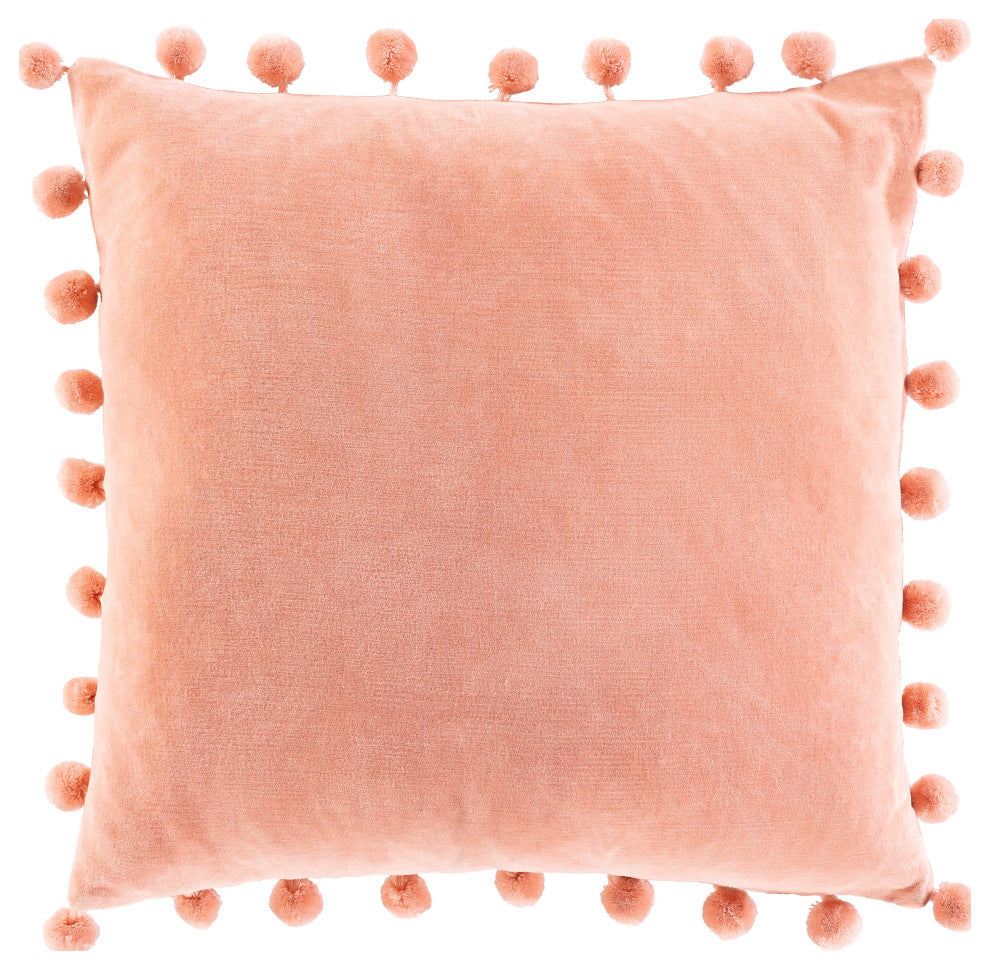 Surya Serengeti SGI-003 20"x20" Pillow Cover, Rose
