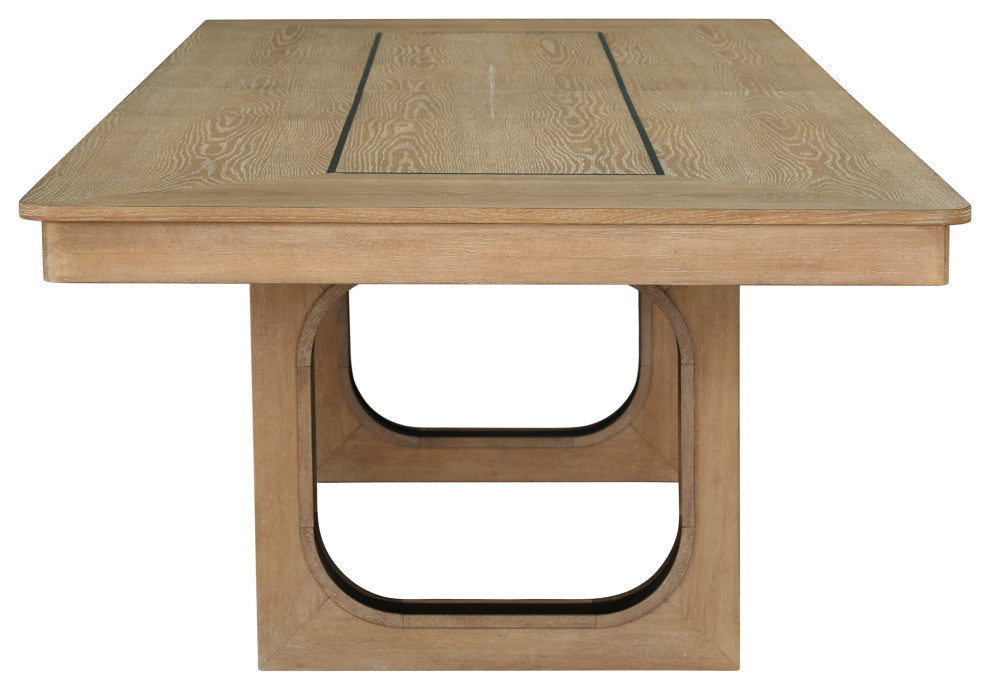 Parker House Escape Dining 84" Rectangular Table With 8 caster chairs
