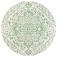 Estrella Bohemian Medallion Textured Weave Indoor/Outdoor, Green/Cream, 5' Round