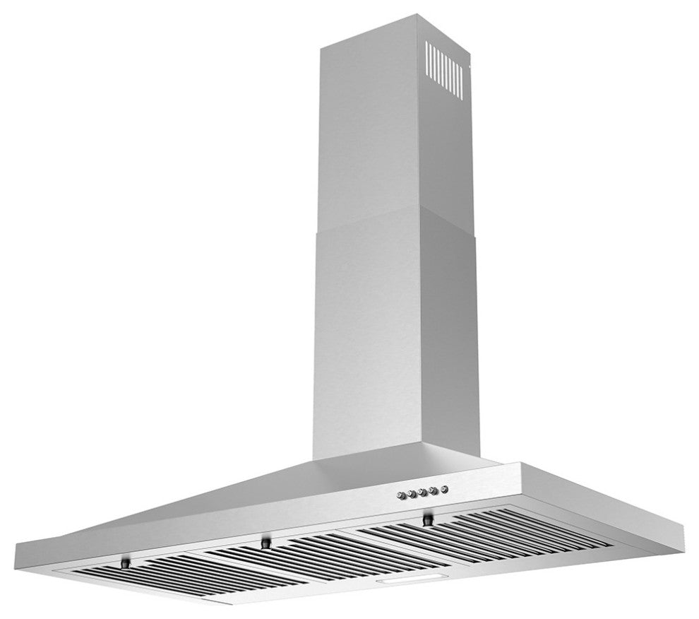 Streamline 36" Gaiola Ducted Wall Mount Range Hood, Stainless Steel