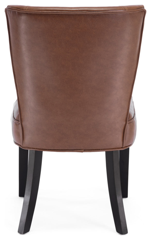 Edenbrook Faux Leather Upholstered Dining Chairs, Set of 2