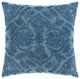 Surya Wedgemore WGM-001 18"x18" Pillow Cover, Dark Blue