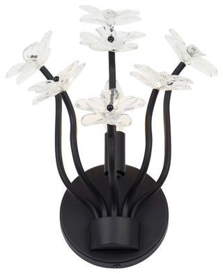 Wildflower 1-Lt Sconce - Matte Black