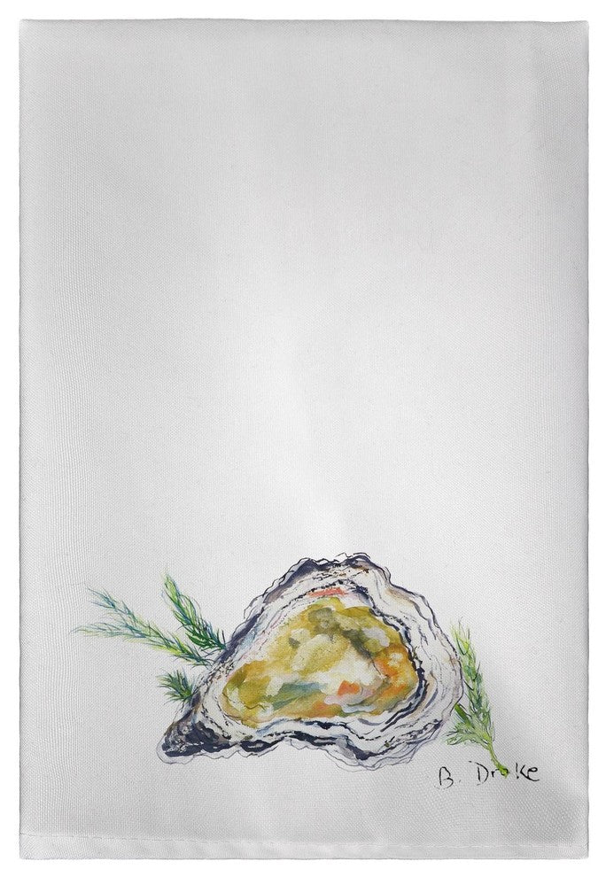 Oyster Guest Towel - Two Sets of Two (4 Total)