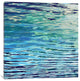 "Aqua Reflections" by Michael Barrett, Canvas Print, 12x12"