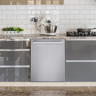 4-Piece, 36" Range, 36" Island Range Hood, 24" Dishwasher and Refrigerator