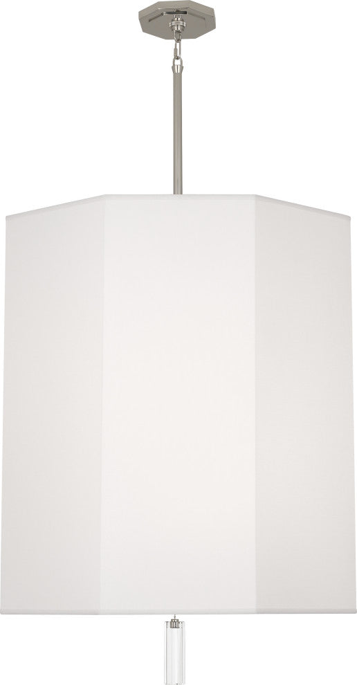 Kate Pendant, Ivory, Polished Nickel