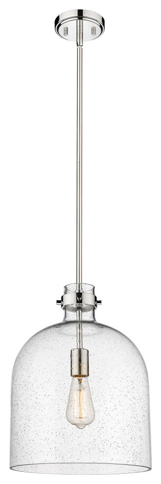 Zlite 817-12PN 1-Light Pendant, Clear Seedy