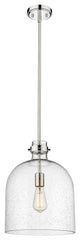 Zlite 817-12PN 1-Light Pendant, Clear Seedy