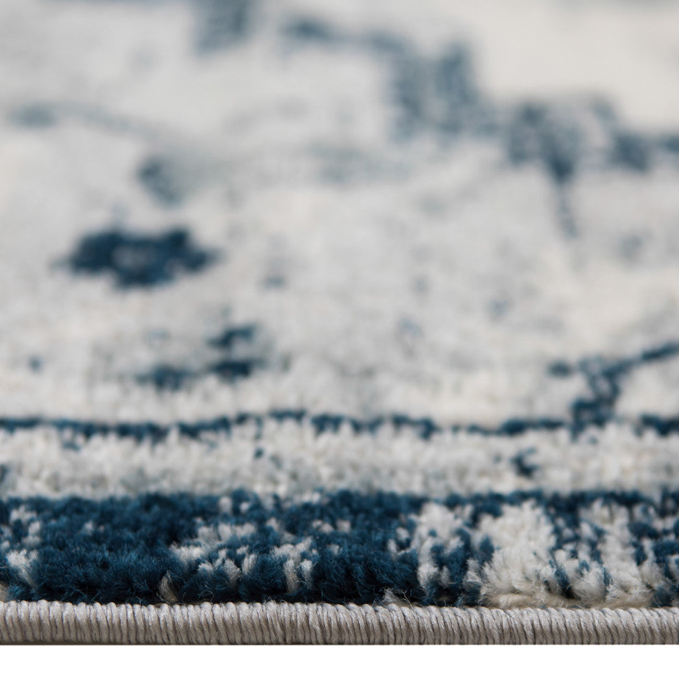 Alexandria Yana Power-Loomed Polypropylene Area Rug, Deep Blue, 2'x3'